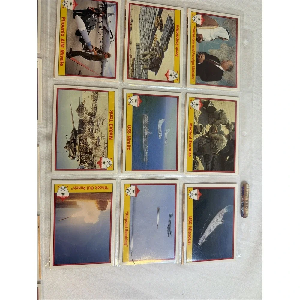 Lot Of 31 Desert Shield Trading Cards